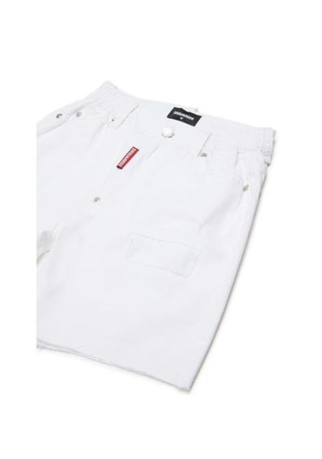 Bermuda con  logo DSQUARED2 JUNIOR | DQ3208 D0AGLDQ100